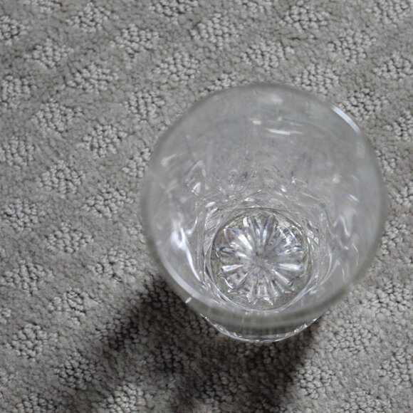 Set of 4 Crystal Zajecar Glass Tumbler 24% Lead Heavy Duty Glassware EUC - Picture 3 of 6